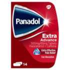 Panadol Extra Advance Painkillers Paracetamol & Caffeine Tablets 14 per pack