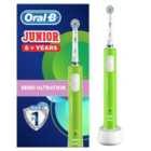 Oral-B Junior Green Electric Rechargeable Toothbrush for Ages 6+