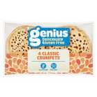 Genius Gluten Free Crumpets 220g