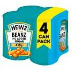 Heinz Baked Beans No Added Sugar 4 Pack, 4x415g