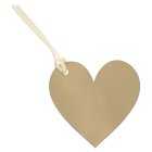 John Lewis Tags Silver/Gold Hearts, 5s