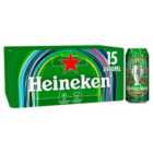 Heineken Premium Lager Beer Cans 15 x 440ml