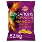 Walkers Sensations Mango & Chilli Chutney Sharing Poppadoms 82.5g