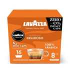 Lavazza A Modo Mio Compostable Espresso Delizioso Coffee Capsules 16 per pack