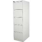 Steelco 5DFCM 5 Drawer Filing Cabinet (Light Grey)