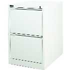 Steelco 2DFCM 2 Drawer Filing Cabinets (Light Grey)