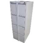 Steelco 4DFCMLB 4 Drawer Locking Bar Filing Cabinet (Light Grey)