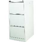 Steelco 3DFCMX 3 Drawer Filing Cabinet (White)
