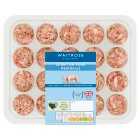 Waitrose 20 Succulent Pork Meatballs, 300g