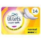 Lil-Lets Soft Pads Normal 14 per pack