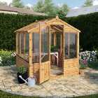 Mercia 6 x 6 ft Wooden Apex Greenhouse