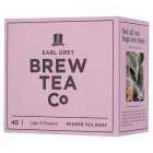 Brew Tea Co Earl Grey 40 Tea Bags, 120g