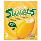 Morrisons Tropical Swirl Ice Creams 3 x 100ml