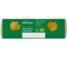 Ethical Food Company Organic Unwaxed Lemons 3 per pack