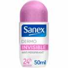 Sanex Invisible Roll On Deodorant 50ml