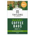 Taylors Rich Italian Coffee Bags 10 per pack