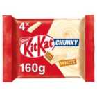 Kit Kat Chunky White Chocolate Bar Multipack 4 Pack 160g