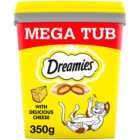 Dreamies Cheese Cat Treats Mega Tub 350g