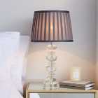 Dorma Genevieve Crystal Candlestick Table Lamp