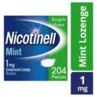 Nicotinell Nicotene Lozenge Stop Smoking Mint 1mg Sugar Free 204 Pack 204 per pack