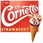 Cornetto Ice Cream Cone Strawberry 6 x 90ml
