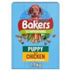 Bakers Puppy Dry Dog Food Chicken & Veg 1.1kg