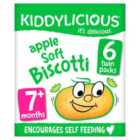 Kiddylicious Apple Soft Biscotti Baby Snacks 6 x 20g