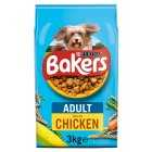 Bakers Adult Dry Dog Food Chicken & Vegetable, 3kg