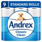 Andrex Classic Clean Toilet Roll 9 per pack