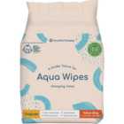 Aqua Wipes 100% Biodegradable Baby Wipes, Multipack 4 x 64 per pack