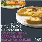 Morrisons The Best Goats Cheese & Caramelised Onion Quiche 450g