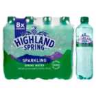 Highland Spring Sparkling Water 8 x 500ml