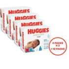 Huggies Extra Care Sensitive 99% Water Baby Wipes, Jumbo Pack 12 x 56 per pack
