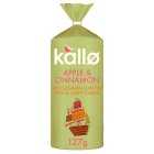 Kallo Apple & Cinnamon Rice & Corn Cakes, 127g