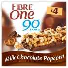 Fibre One Milk Chocolate Popcorn Bars, 4x21g