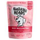 Barking Heads Beef Waggington Wet Dog Food Pouch 300g