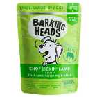 Barking Heads Chop Lickin' Lamb Wet Dog Food Pouch 300g
