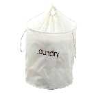 Premier Housewares Laundry Bag With Drawstring Top - Cream