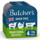 Butcher's Traditional Recipes Dog Food Trays 4 x 150g