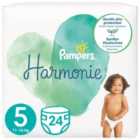Pampers Harmonie Nappies, Size 5 (11kg+) Essential Pack 24 per pack