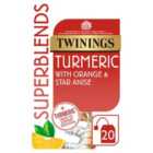 Twinings Superblends Turmeric with Orange & Star Anise 20 per pack