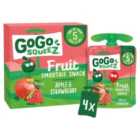 Go Go Squeez Fruit Snack Apple Strawberry 4 x 90g
