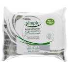 Simple Age Resisting Biodegradable Wipes, 20s
