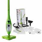H2O X5 5-in-1 Steam Cleaning Mop with Accessories - Green