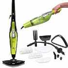 H2O HD 5-in-1 Steam Mop and Handheld Steam Cleaner System - Green