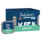 Butcher's Lean & Tasty Low Fat Dog Food Trays 24 x 150g