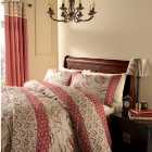 Catherine Lansfield Kashmir Red Duvet Cover and Pillowcase Set