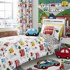 Catherine Lansfield Transport Bright Duvet Cover and Pillowcase Set