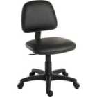 Teknik Ergo Blaster Medium Back Wipe Clean Operator Office Chair – Black