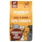Scrumbles Natural Gluten-Free Dry Dog Food - Fresh Chicken, Adult & Senior 2kg